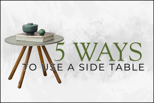 5 Ways to Use a Side Table (That Aren’t Just for Lamps)