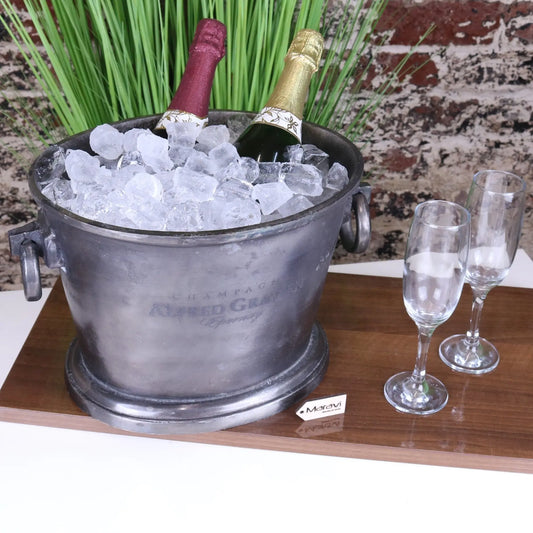 Alfred Gratien Luxury Gunmetal Champagne Ice Bucket - Main Image