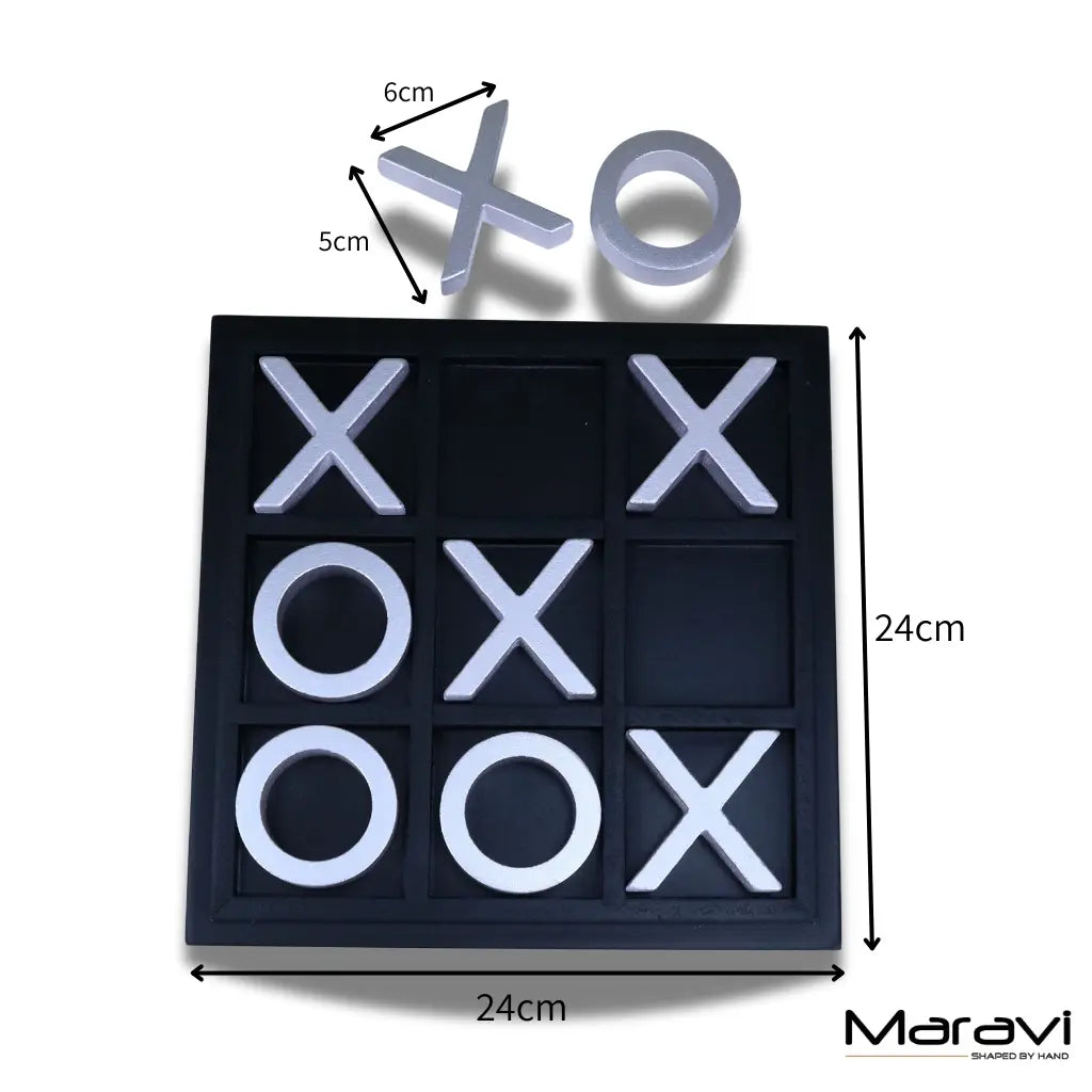 Bhavari Wooden Tic Tac Toe Game Dimensions