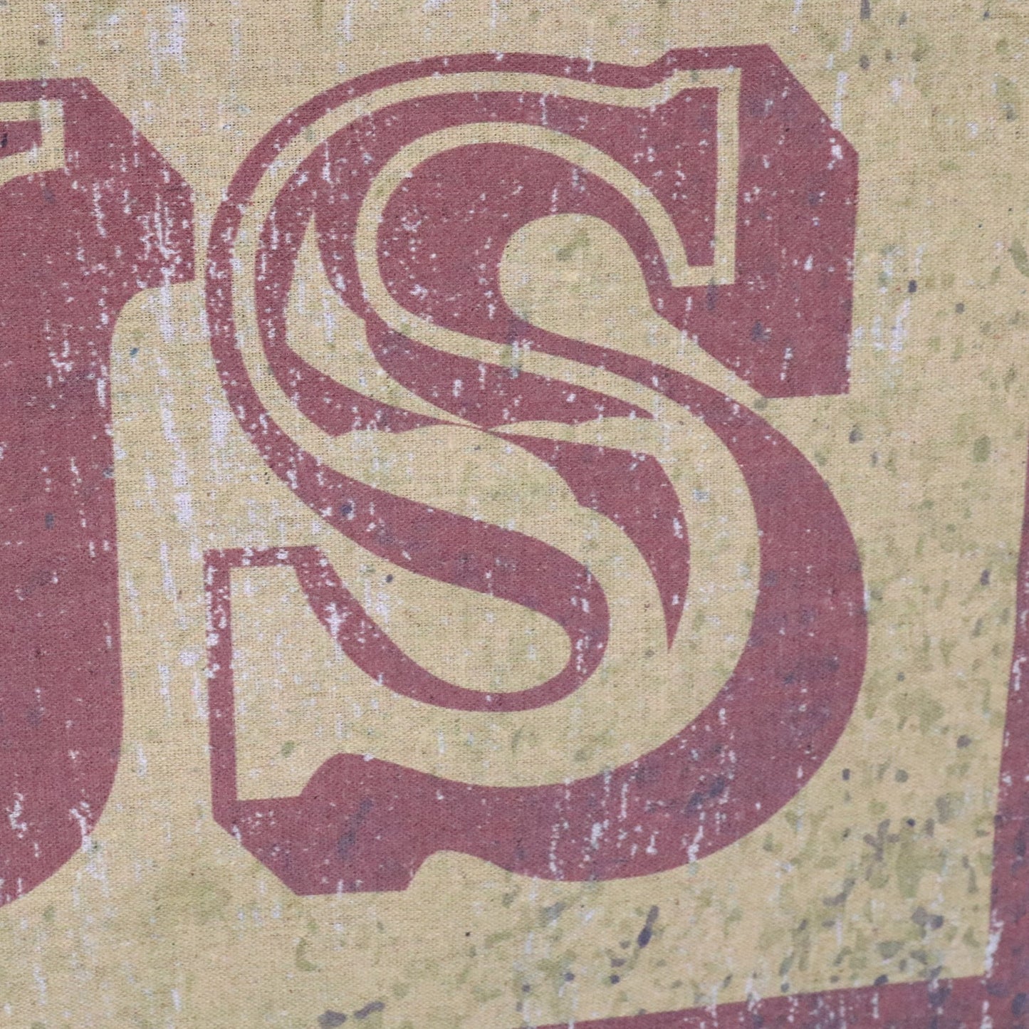Circus Sign Canvas Wall Art - Closeup of Lettering