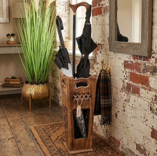 Gangotri Wooden Umbrella Stand Lifestyle Images