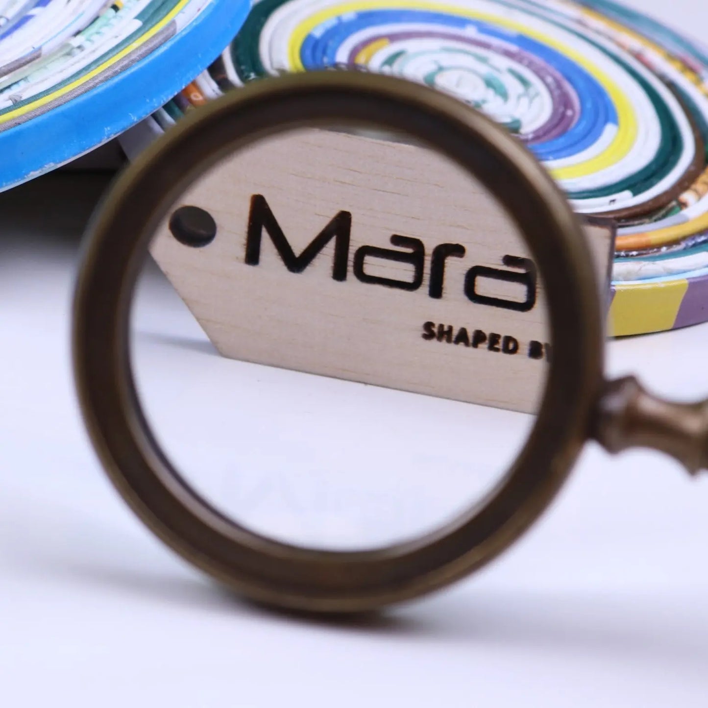 Henry Hughes Vintage Magnifying Glass - Showing Magnification