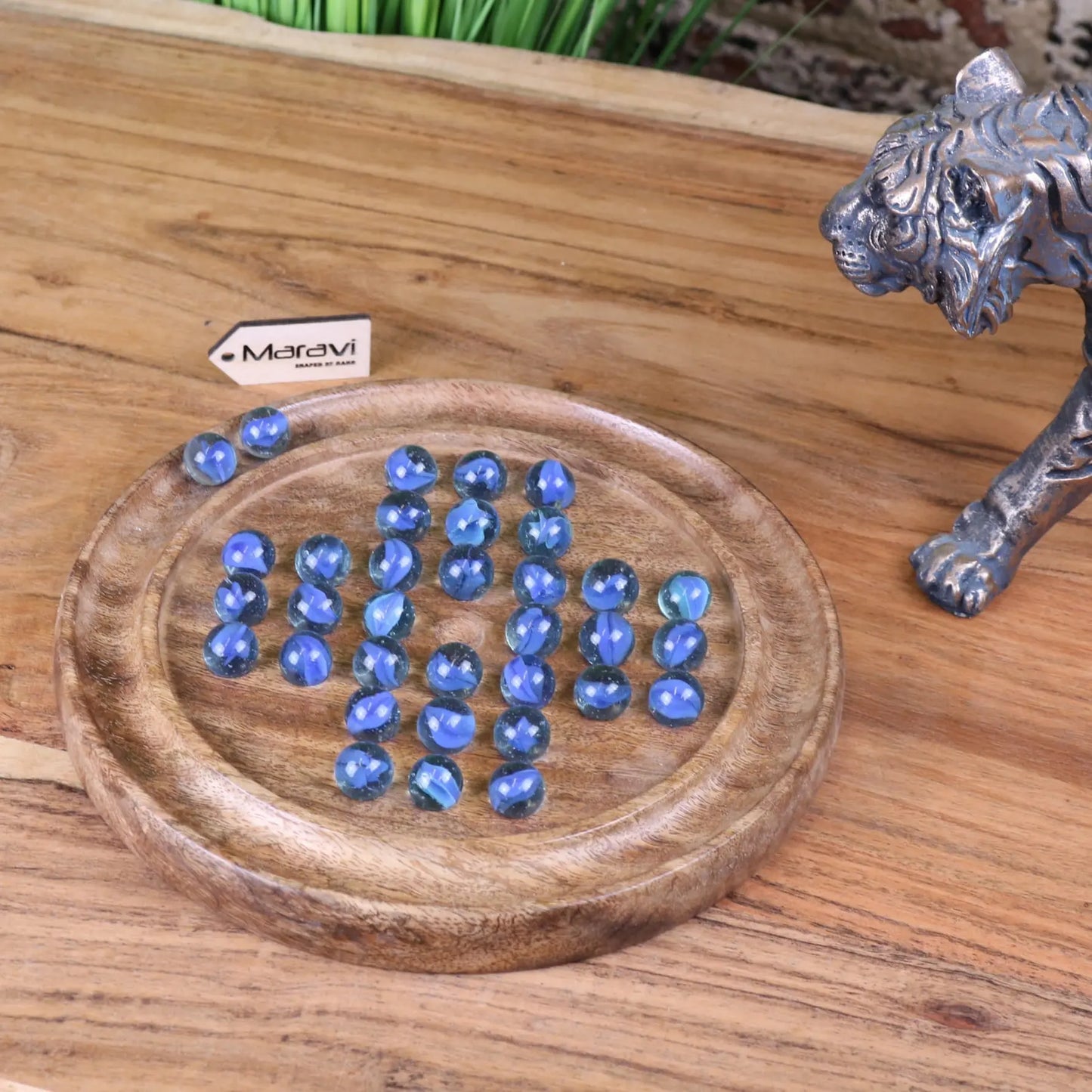 Moksha Deluxe Wooden Solitaire Set - Main Image