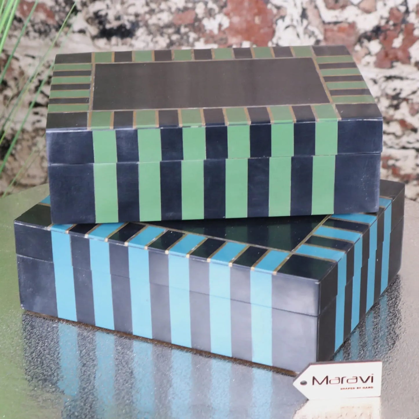 Panna Luxe Resin Jewellery Box - Main Image