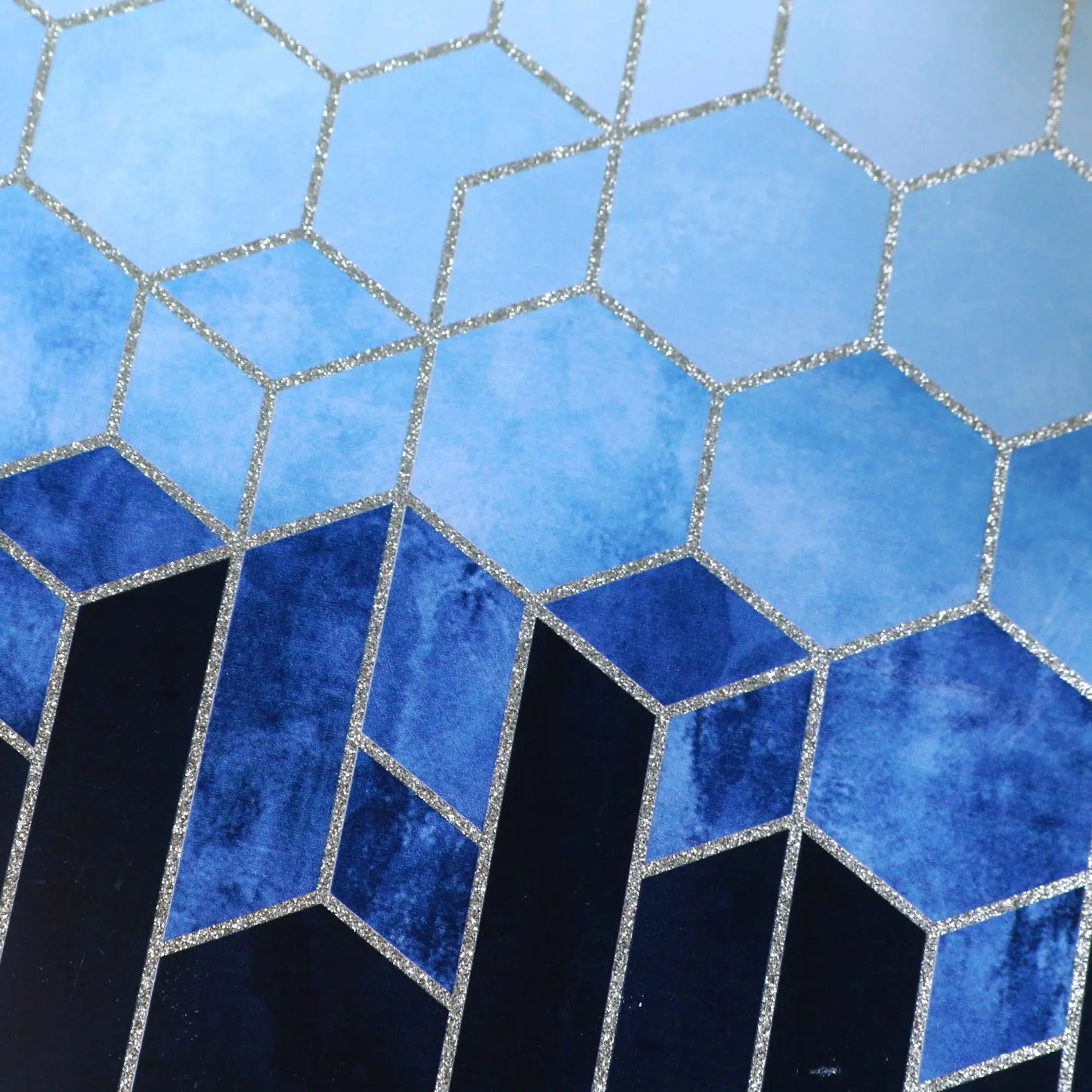 Konark Geometric Candle Design Plate - Closeup of Centre