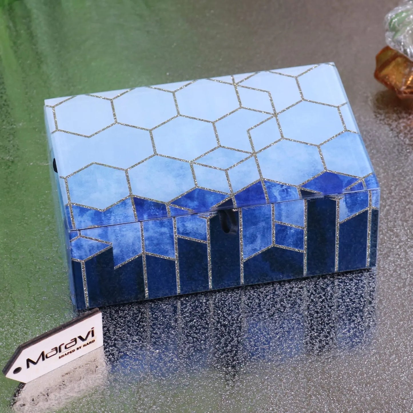 Konark Geometric Jewellery Box - Main Image