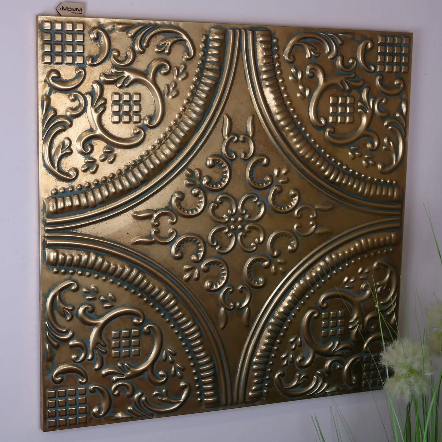 Pushkar Majesty Gold Wall Art Metal - Main Image