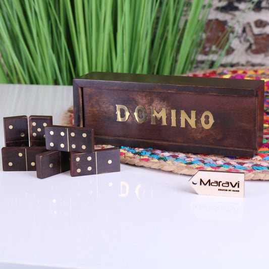 Paka Wooden Domino Set with Box - Main Image