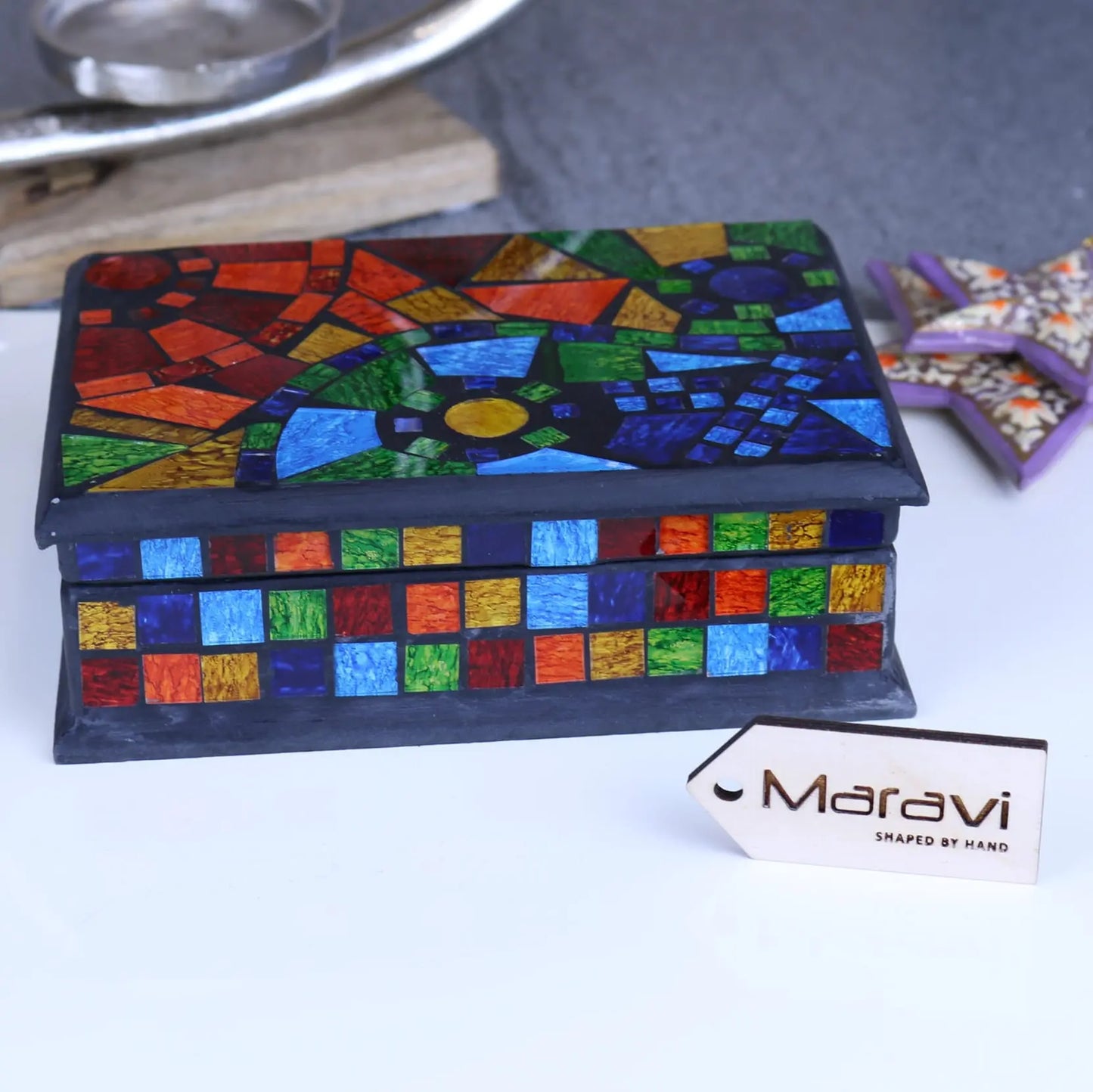 Rania Mosaic Jewellery Box - Main Image
