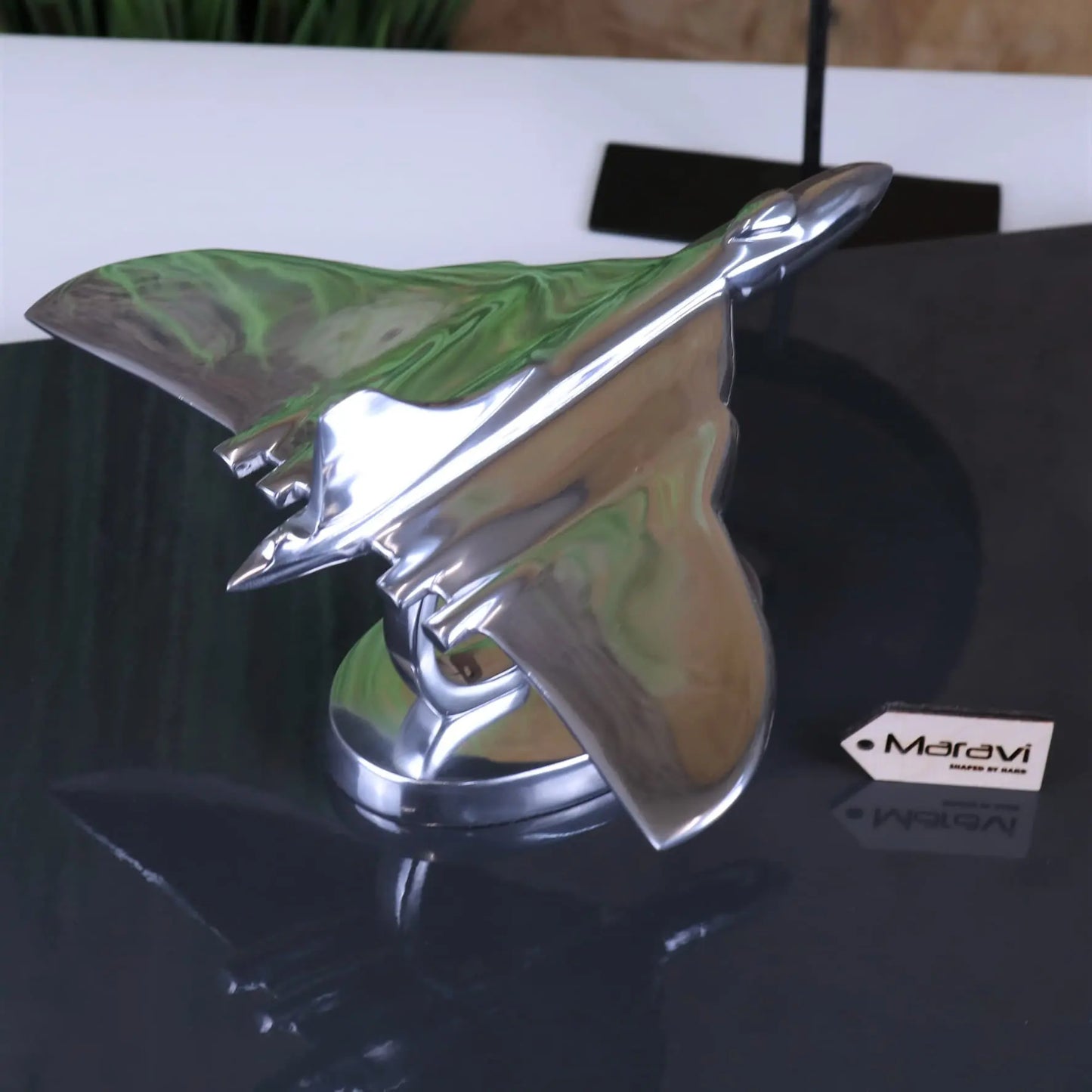 Saran Vulcan Fighter Jet Plane Model - Top View