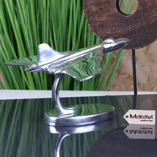 Saran Vulcan Fighter Jet Plane Model - Side View