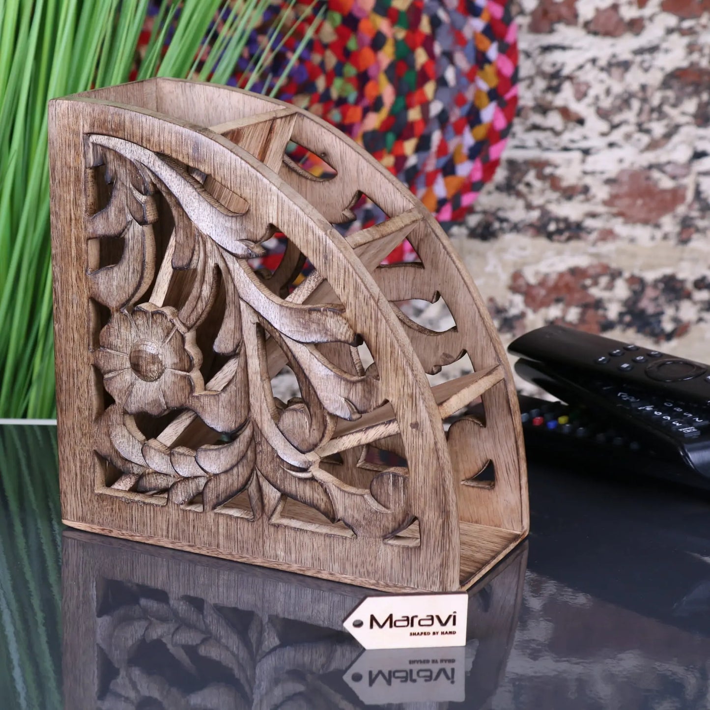 Yanam Remote Control Holder - Main Image without Remotes