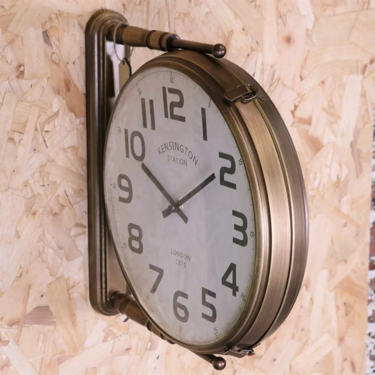 Kensington Station Railway Style Double Sided Clock - Clock Face 2