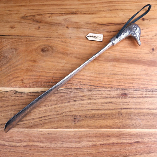 Khosa Duck Head Antique Style Shoe Horn - Top View