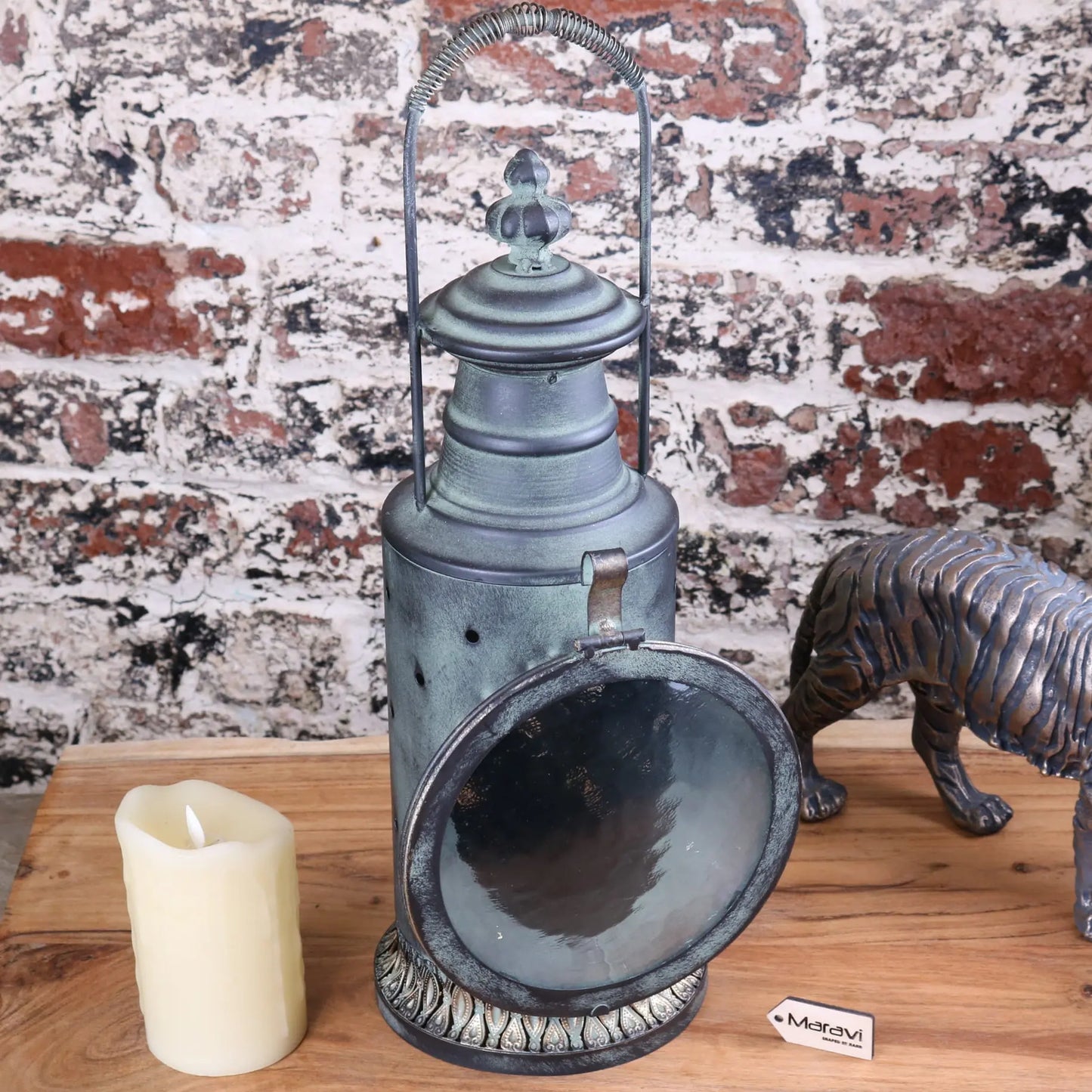 Orchha Vintage Style Railway Lantern - Main Image