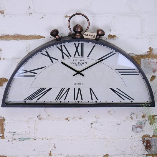 Jarika Half Round Unusual Wall Clock - Main Image
