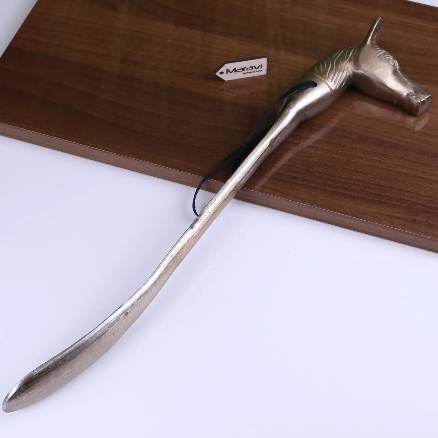 Kaisa Horse Head Antique Style Shoe Horn Antique Gold - Main Image