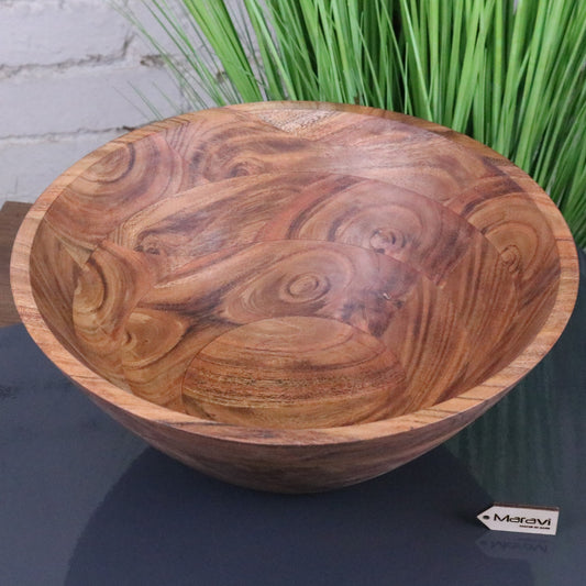 Kalindi Wooden Fruit Bowl 36cm - Main Image
