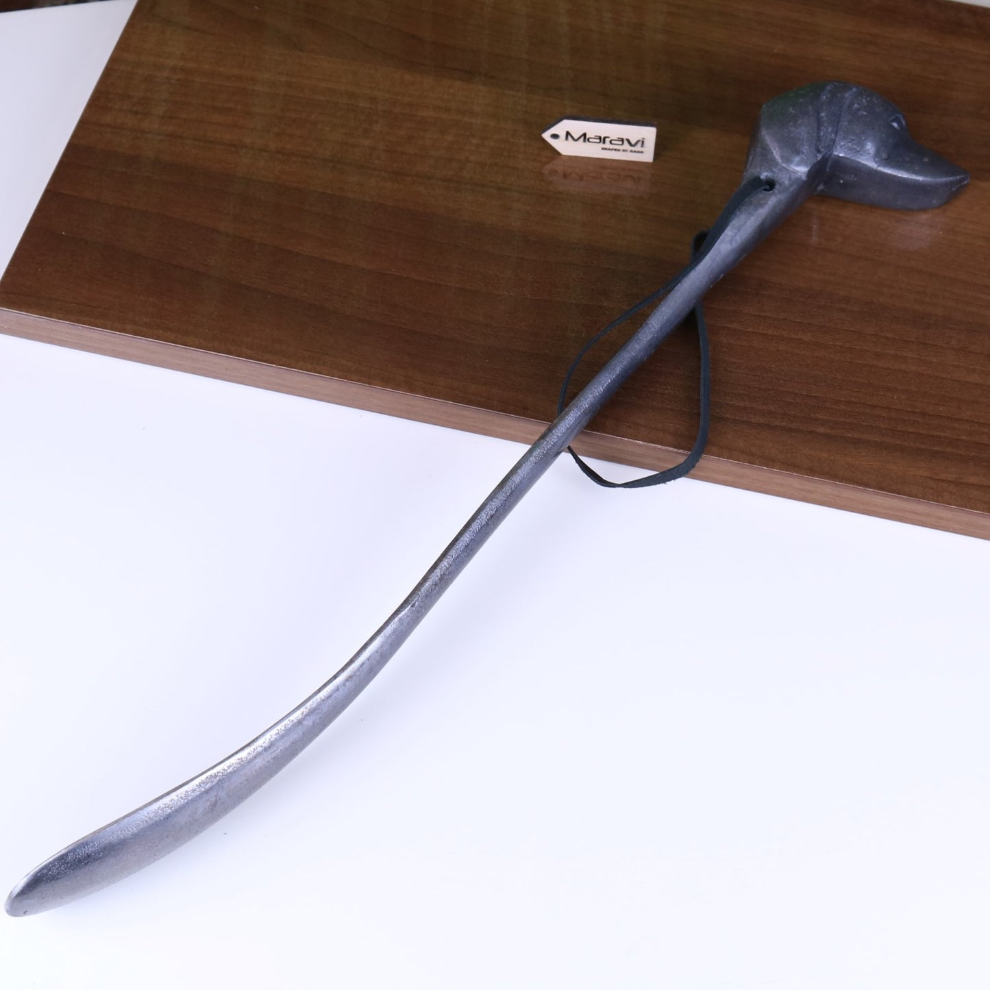 Kasha Dog Head Antique Style Shoe Horn Gunmetal - Main Image