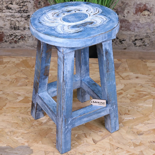 Kavi Kids Wooden Stool 25cm Crab Design - Main Image