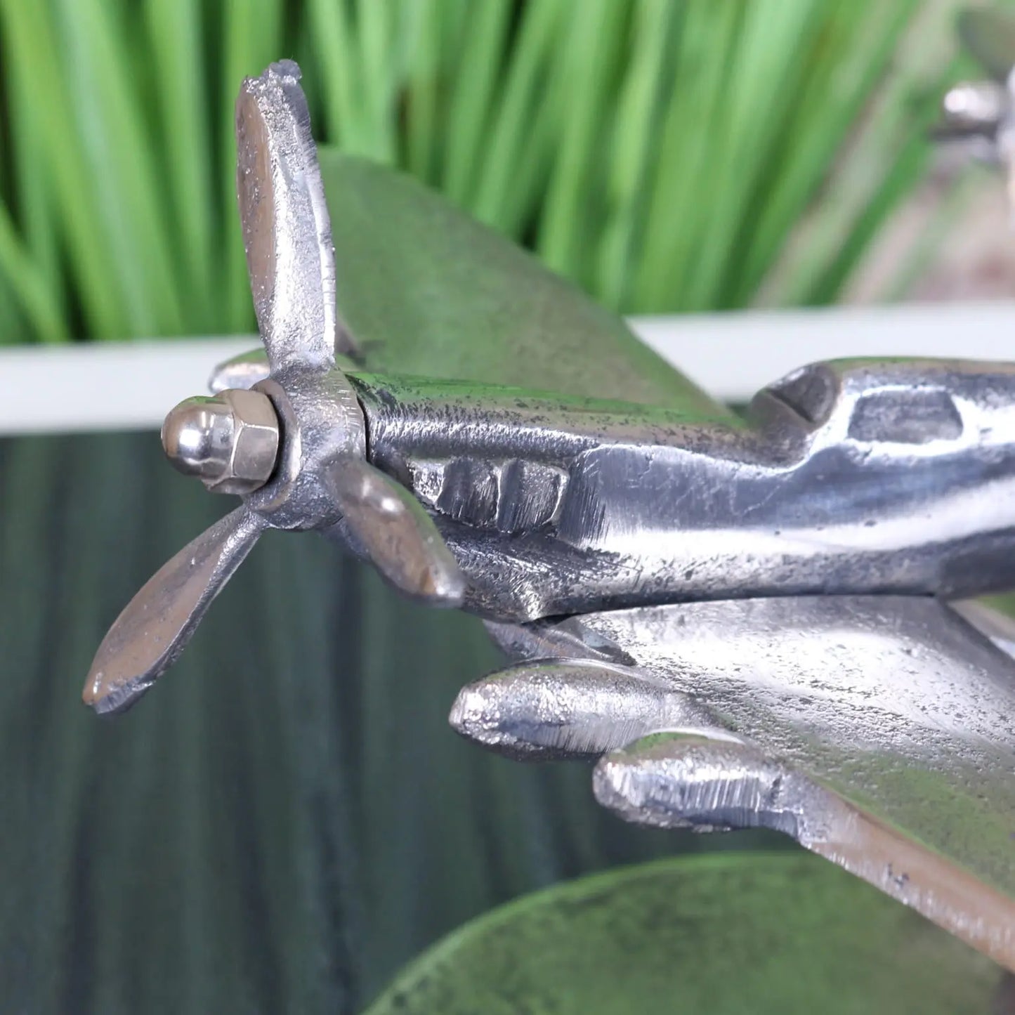 Meghna Spitfire Model Ornaments - Closeup of Cockpit and Propeller
