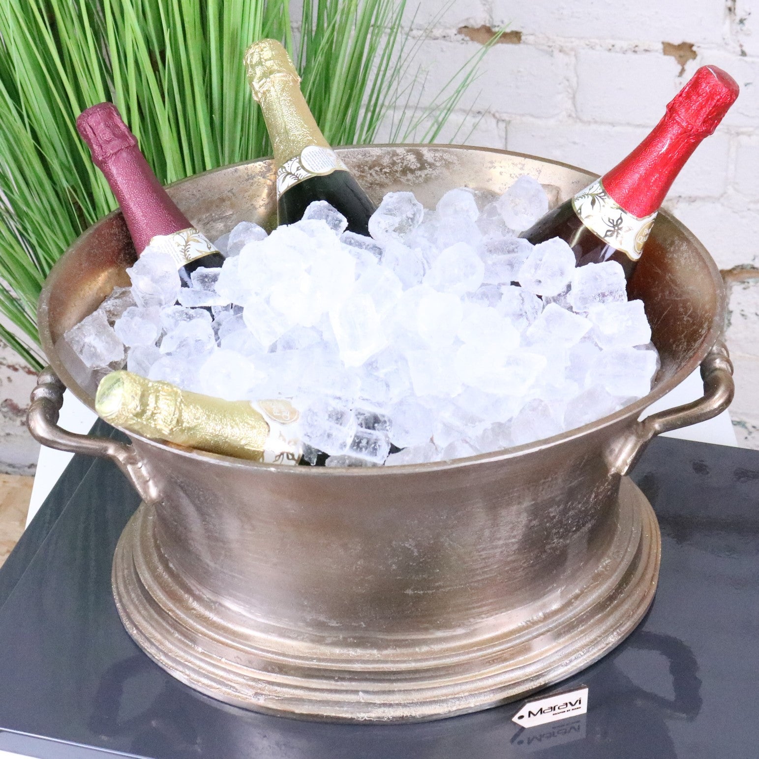 Moyar Champagne Bucket Large Ice Bath Champagne Gold - Main Image