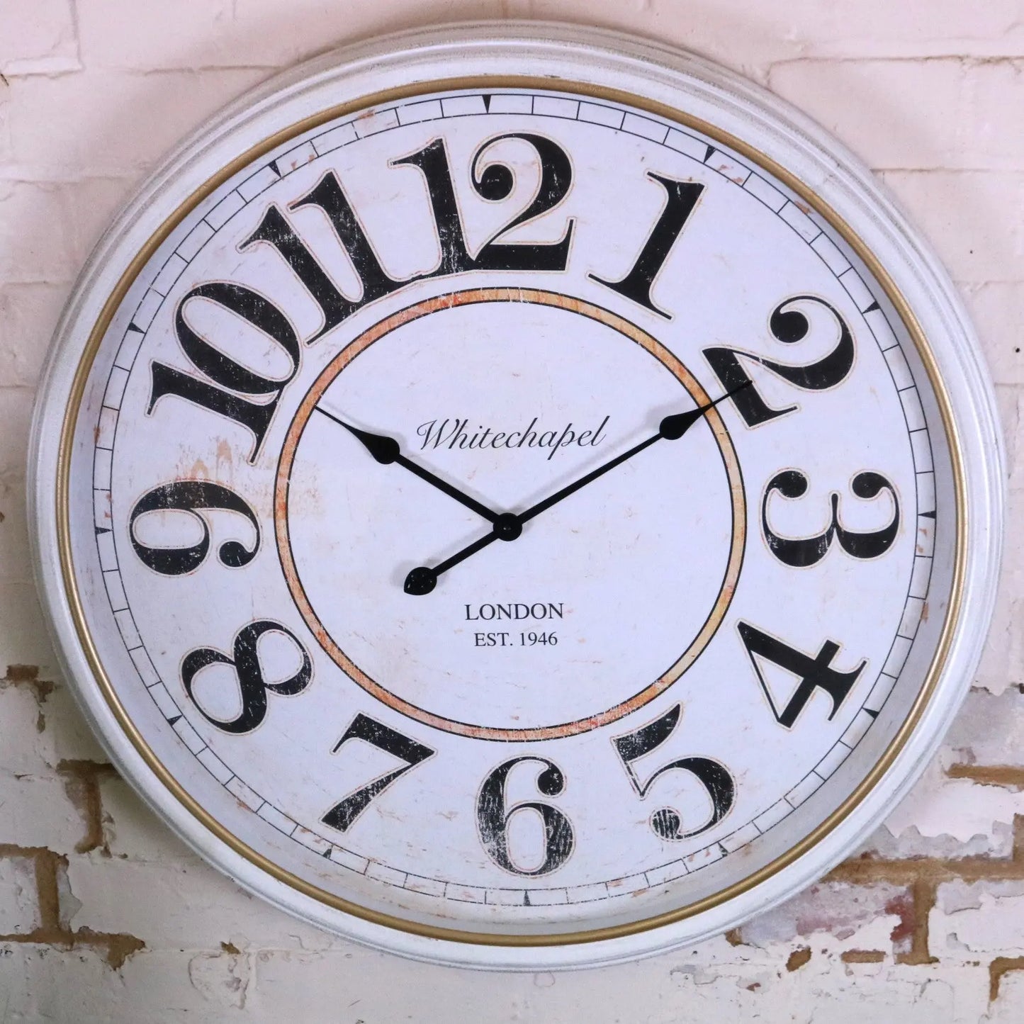 Nivara Antique Style Large Wall Clock 80cm - Main Image