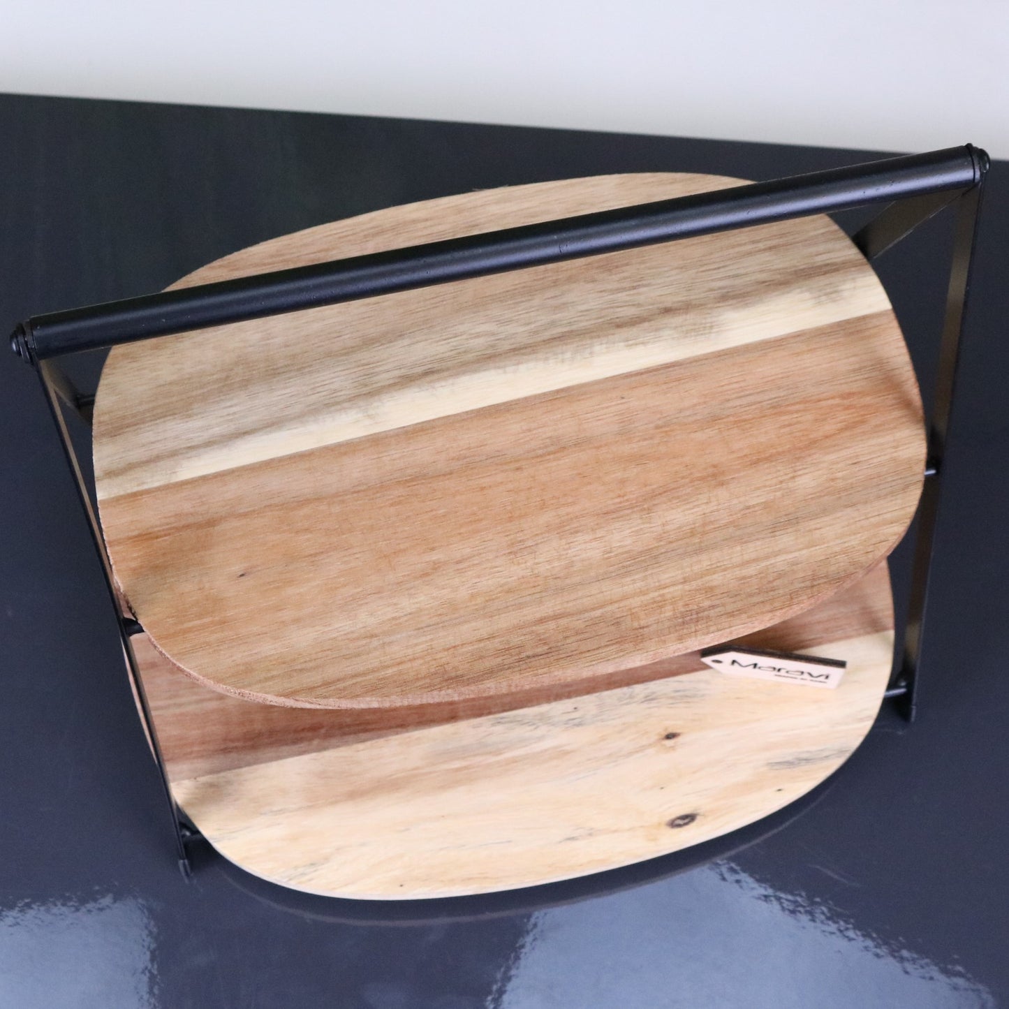 Revika 27cm 2 Tier Cake Stand - Top View