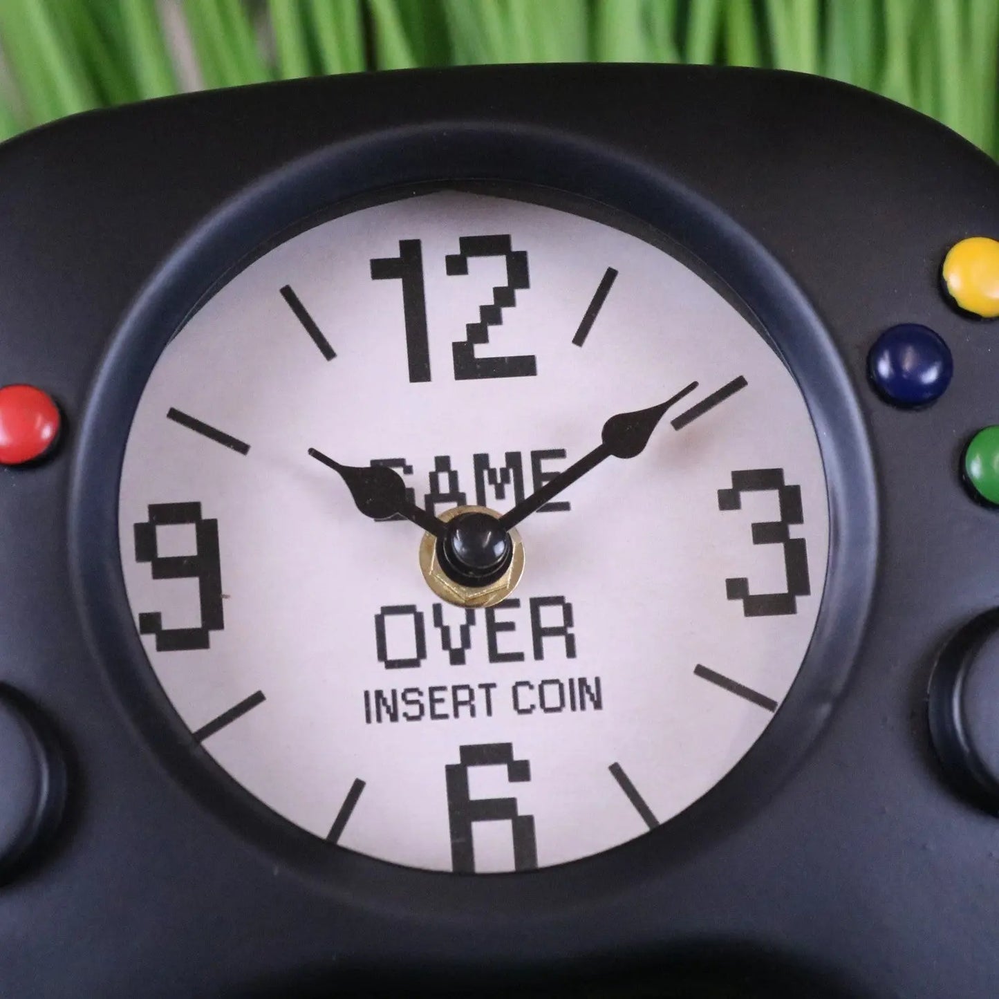 Sareka Gaming Room Clock - Closeup of Clock Face