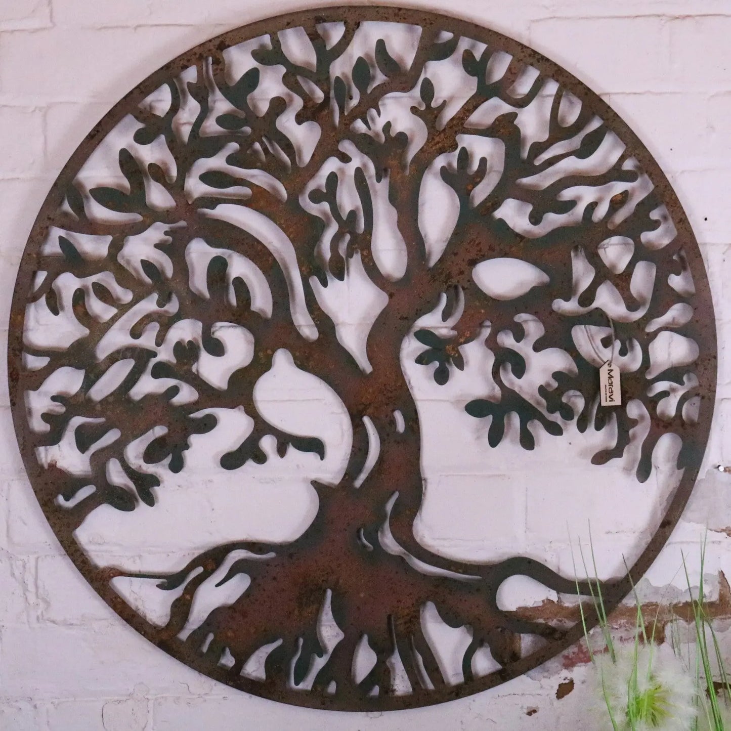 Sarvani Tree Metal Garden Wall Art 80cm - Main Image