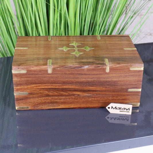 Tanika Wooden Memory Box Sheesham Wood - Main Image