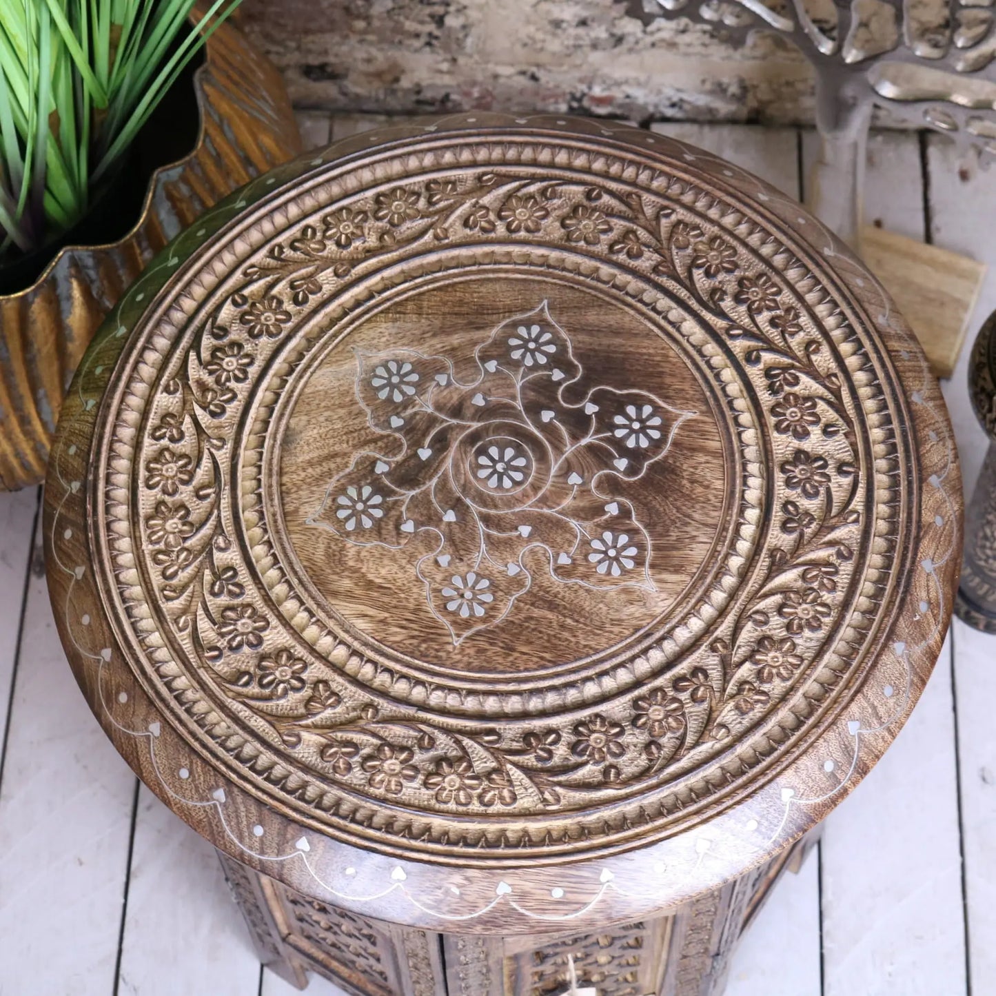 Zanskar Small Side Table - Top View