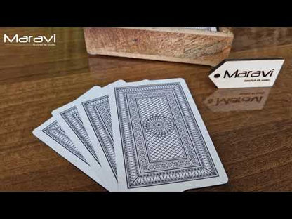 Mahe Wooden Playing Card Box