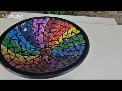 Dubdi Mosaic Bowl Rainbow Curve Design
