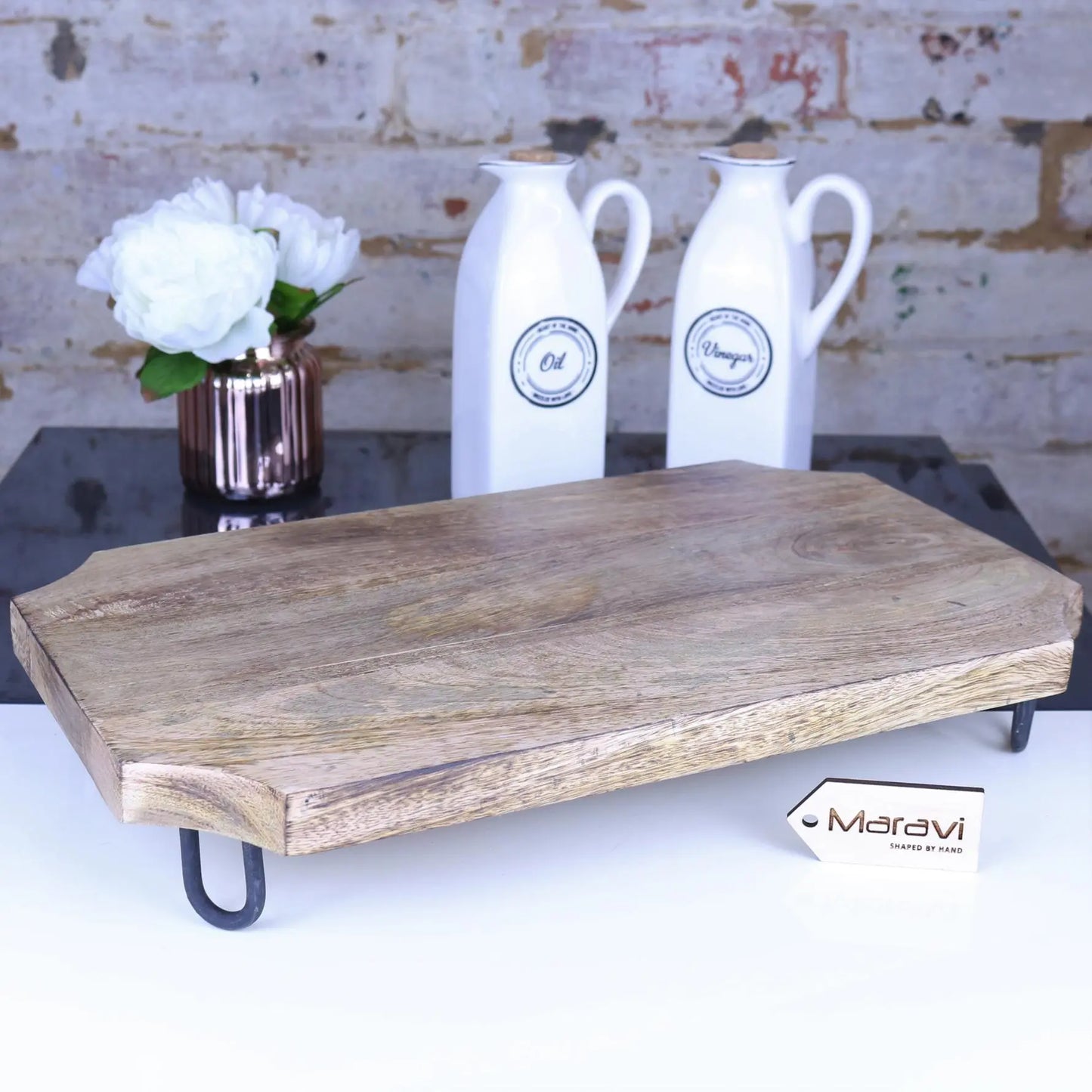 Takli Chopping Serving Board on Legs Main Image