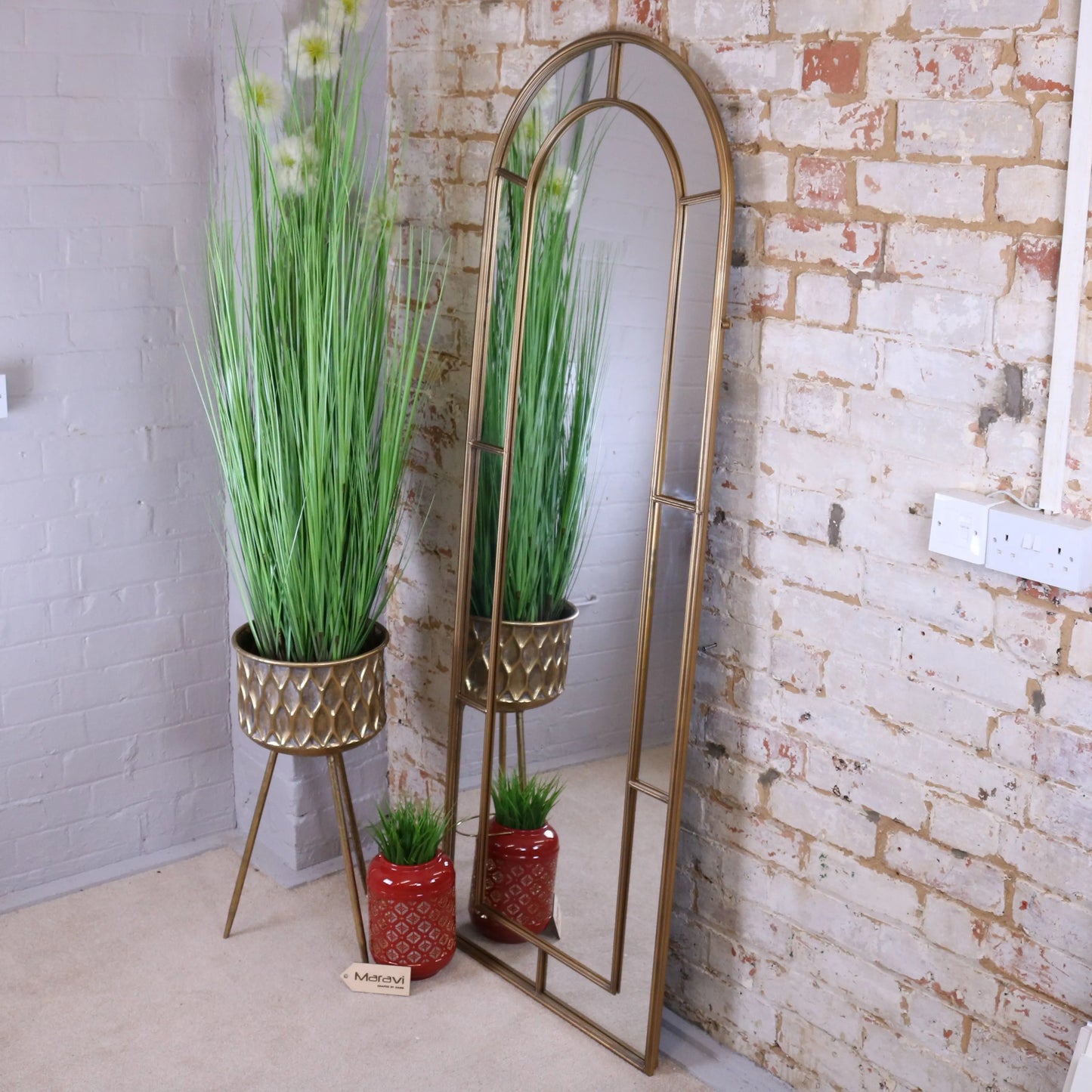 Samela Full Size Arch Mirror Maravi