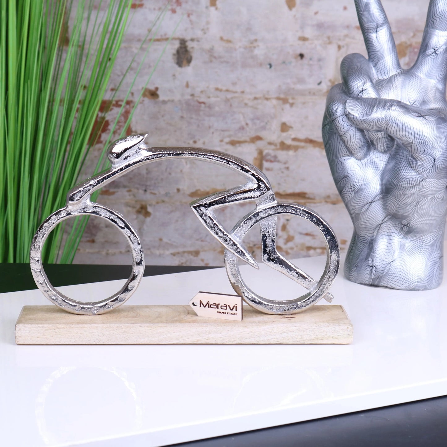 Lalpani Aluminium Cyclist Ornament Main Image