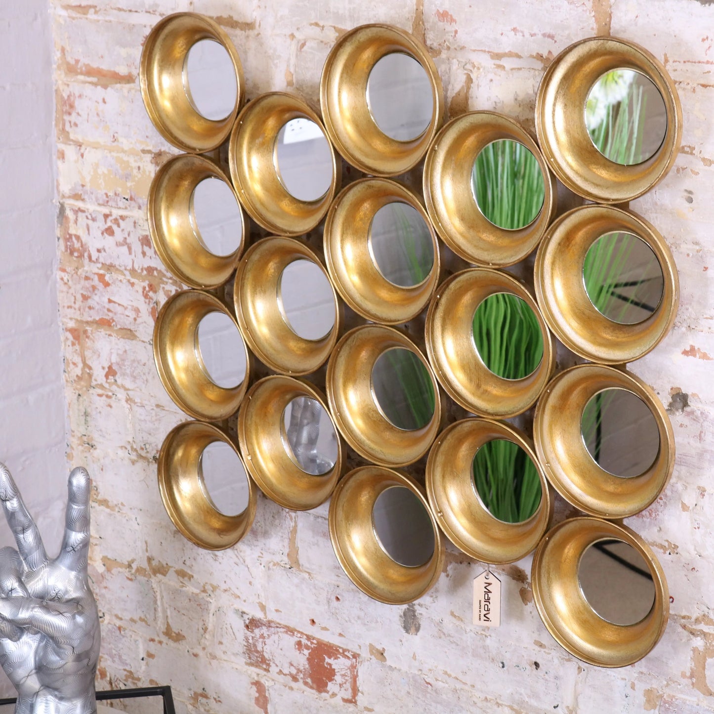 Jeen Circle Modern Mirrored Wall Art Main Image