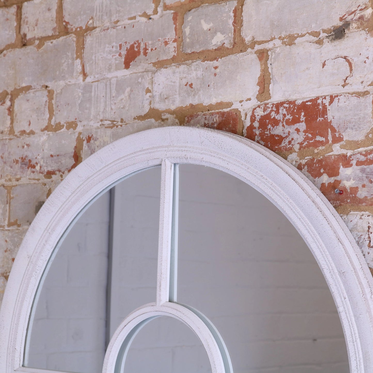 Panna Window Style Wall Mirror Top Frame