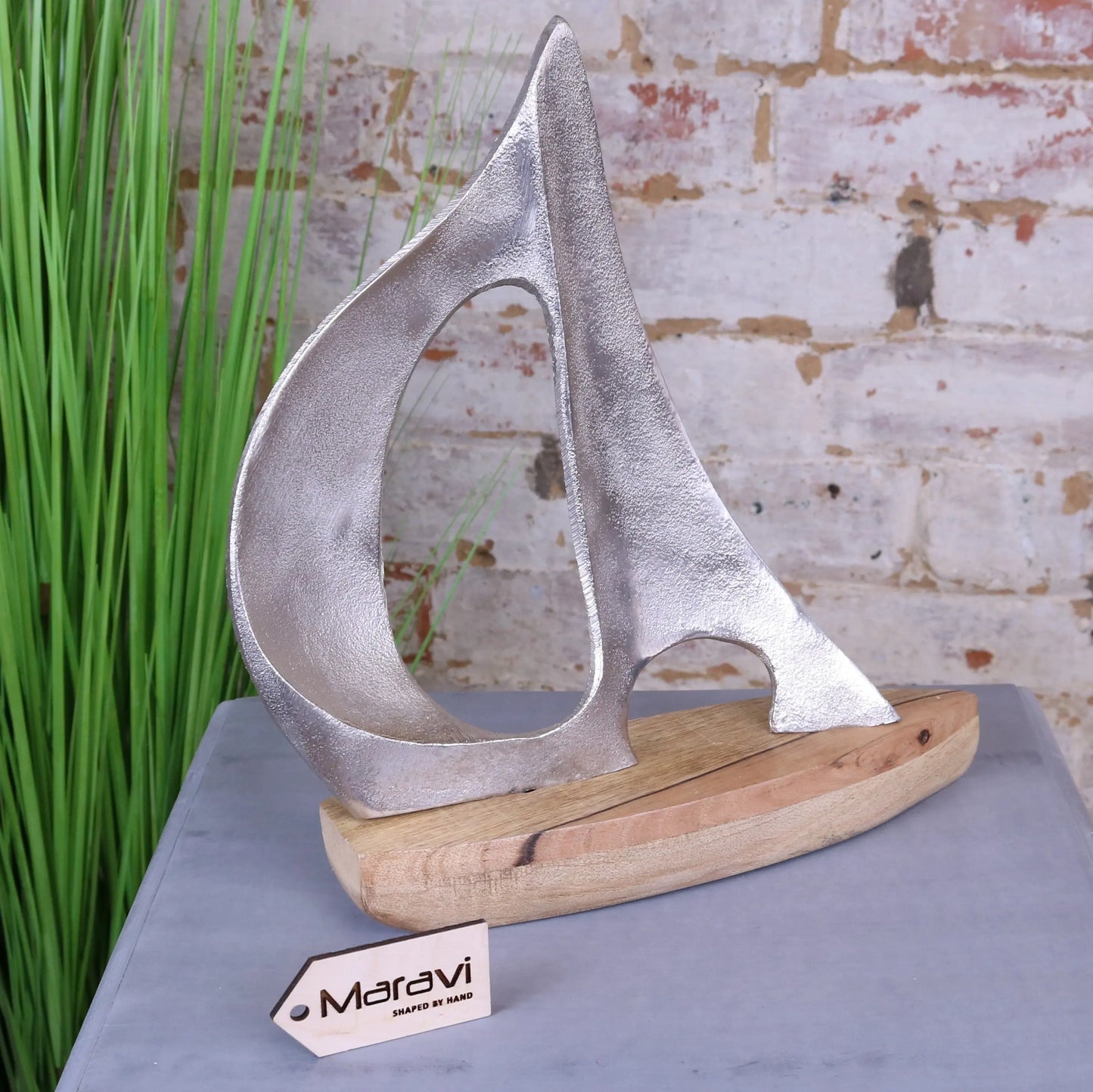 Kasba Sailing Boat Ornament Model Small Back View