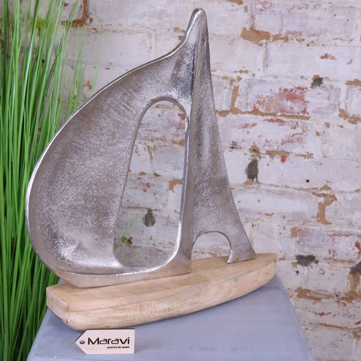 Kasba Sailing Boat Ornament Model Large Back View