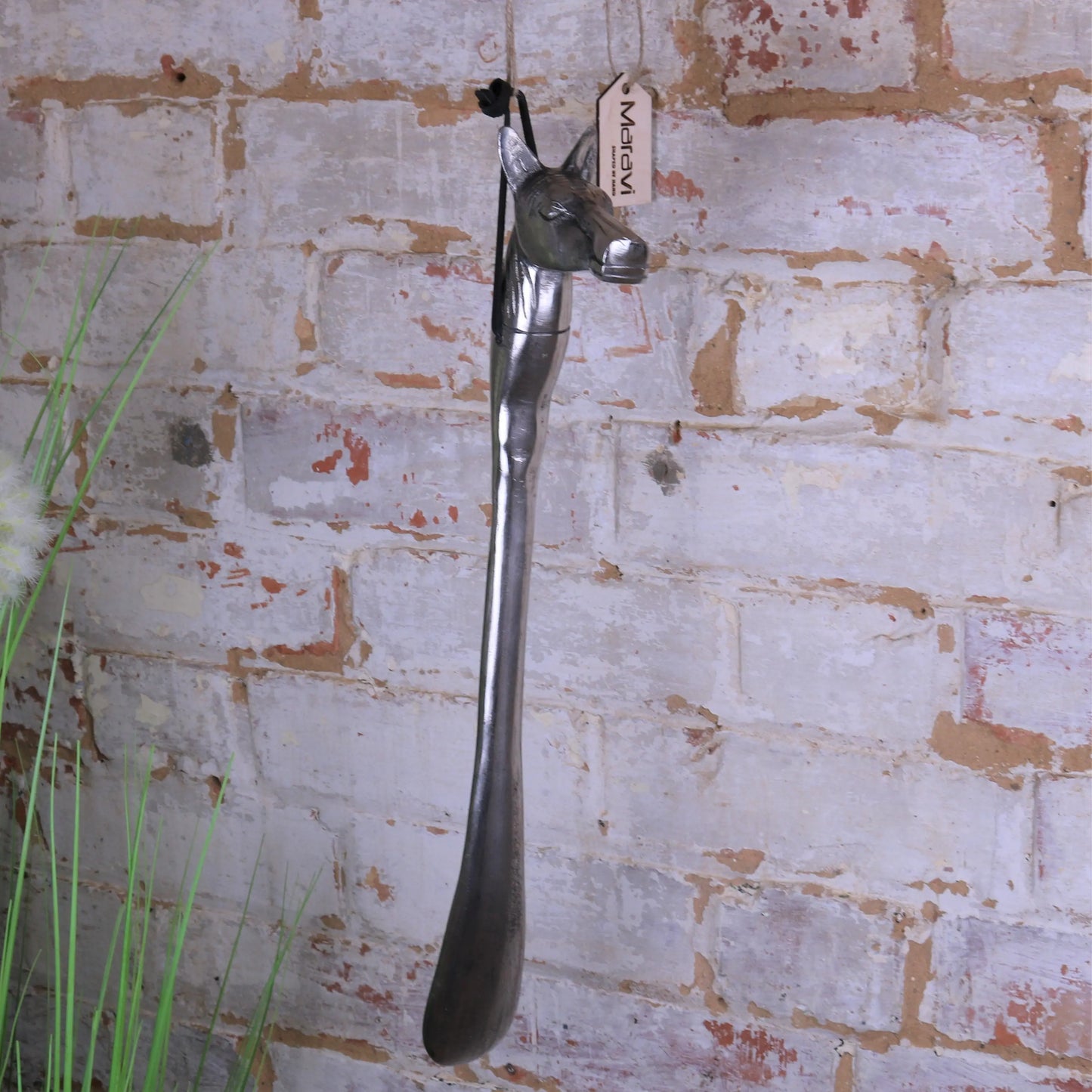 Khosa Animal Head Antique Style Shoe Horn Horse Design Main Image