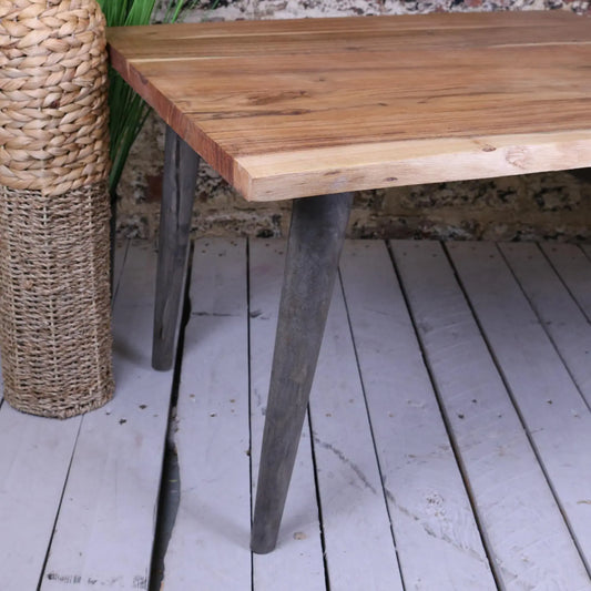 Koptuli Living Edge Coffee Table Closeup of Legs