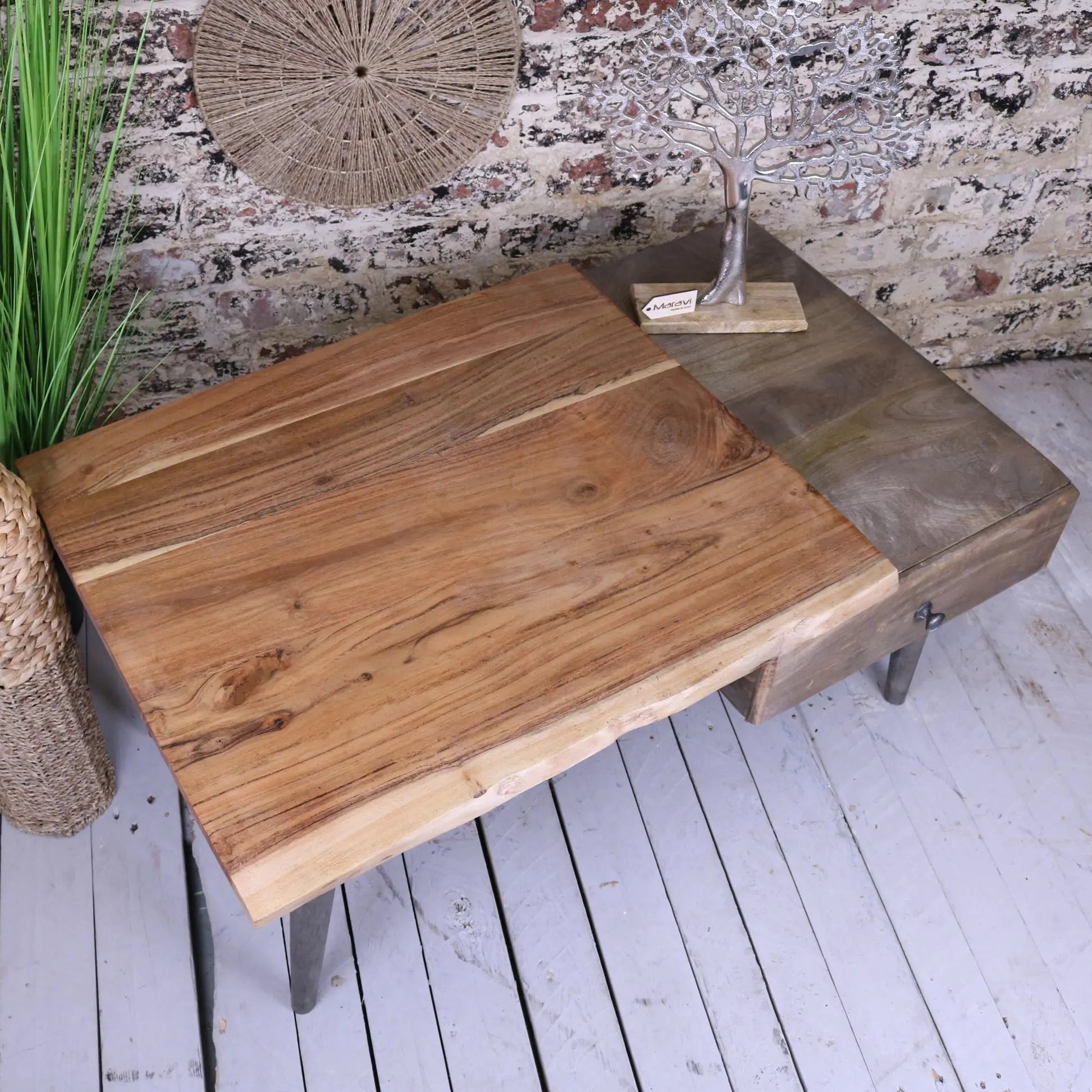 Koptuli Living Edge Coffee Table Top View