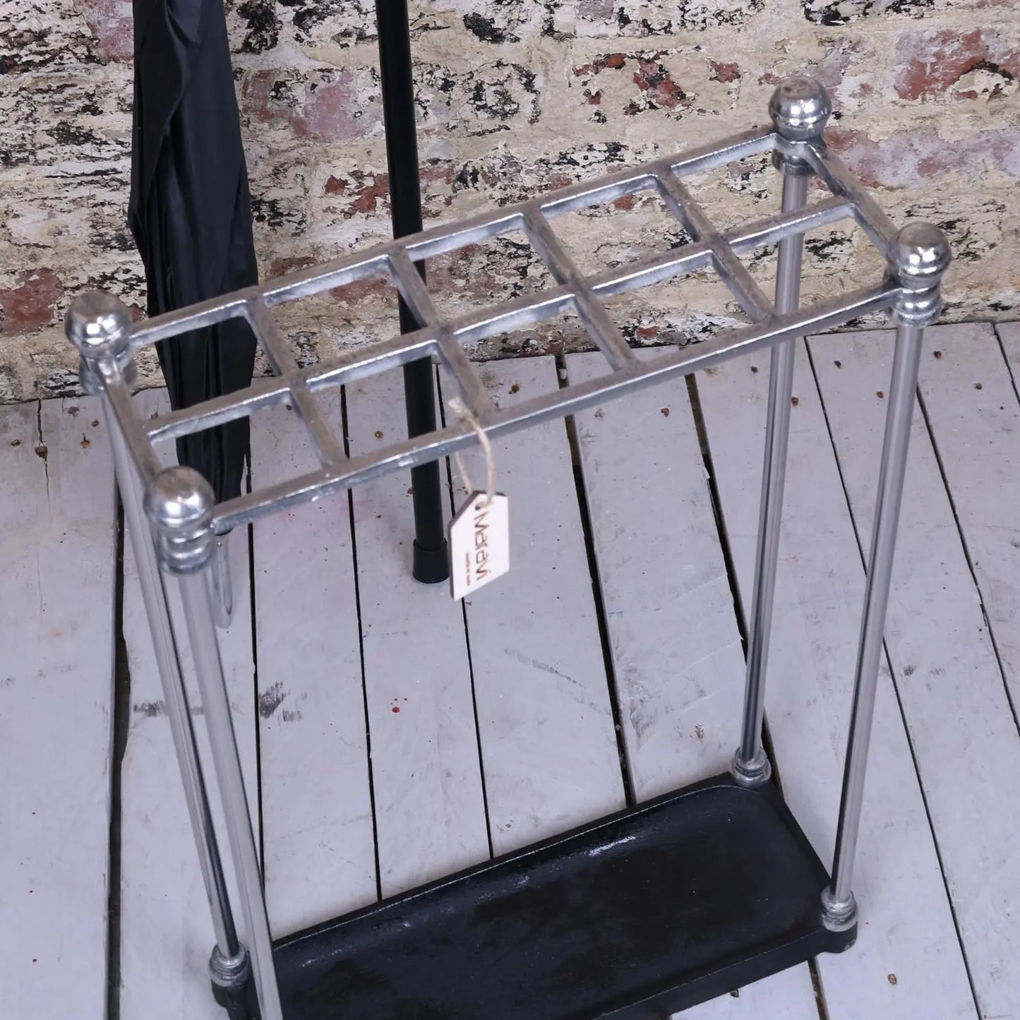 Bitlan Rectangular Walking Stick Stand Emptied Out