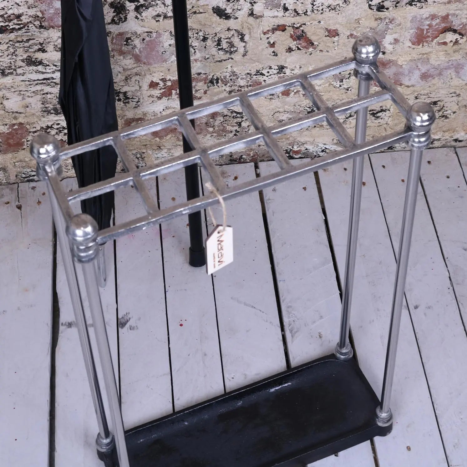 Bitlan Rectangular Walking Stick Stand Emptied Out