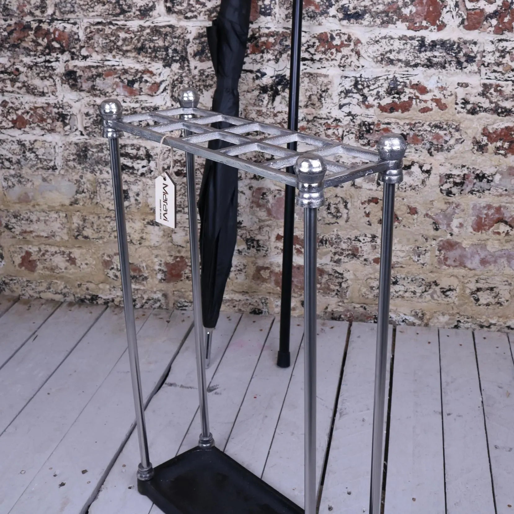 Bitlan Rectangular Walking Stick Stand Side View
