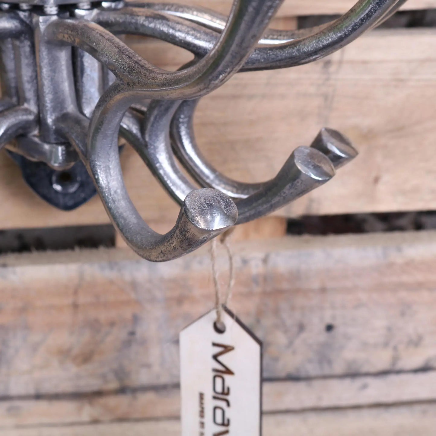 Kesda 5 Way Swivel Coat Hooks Vintage Finish - Extra Close Closeup