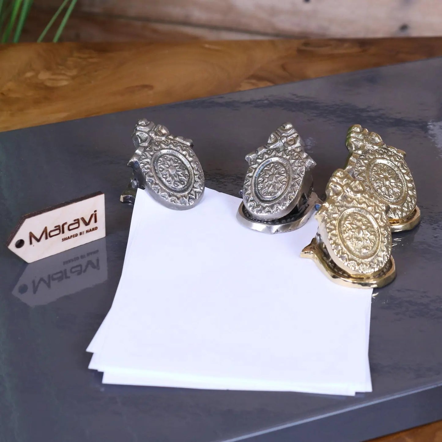 Jarhi Ornate Georgian Design Luxury Paper Clip Set of 2 - Main Image