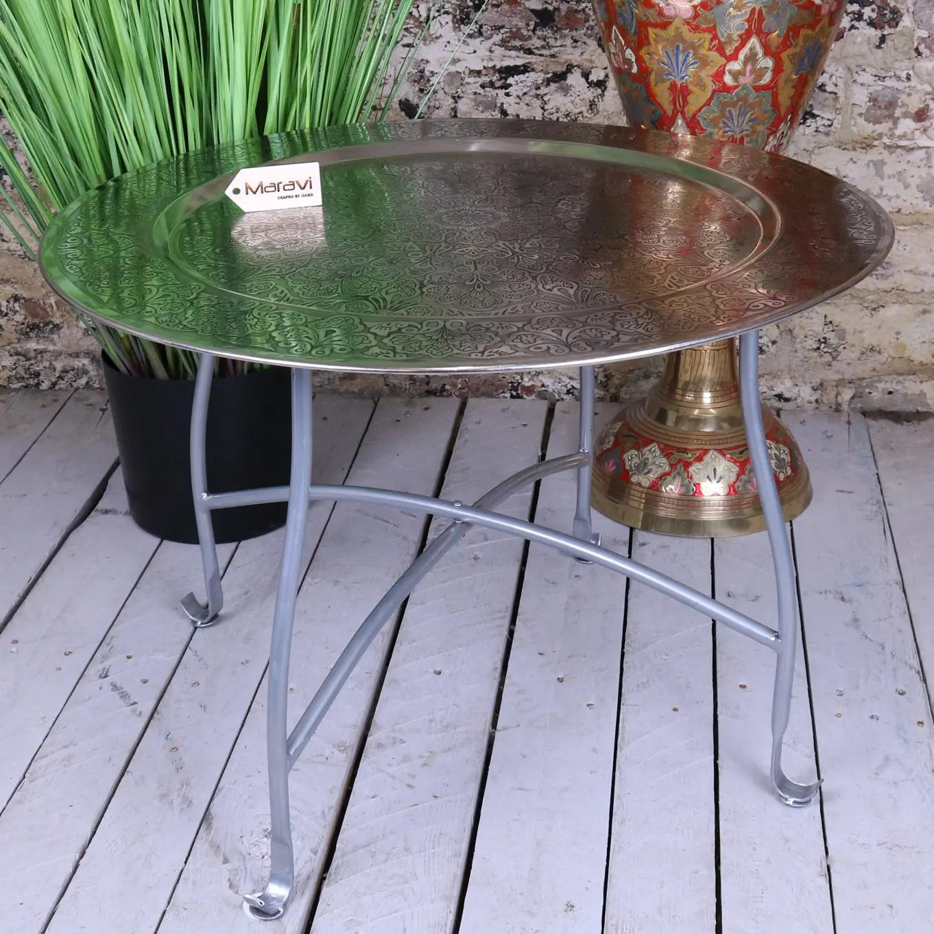 Jadida Moroccan Tray Table 60cm - Main Image